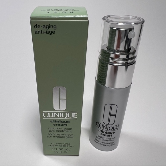 Clinique Smart Custom Repair Eye Treatment Full Regular Size .5 fl oz 15 ml - Picture 2 of 4